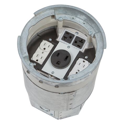 plastic floor boxes electrical|recessed floor electrical outlet box.